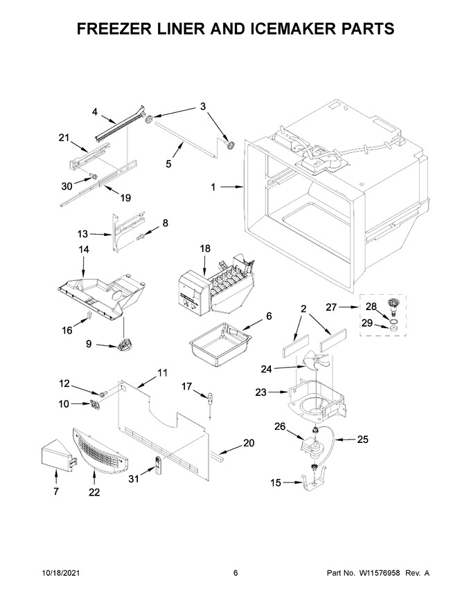 Diagram for WRF540CWHZ07