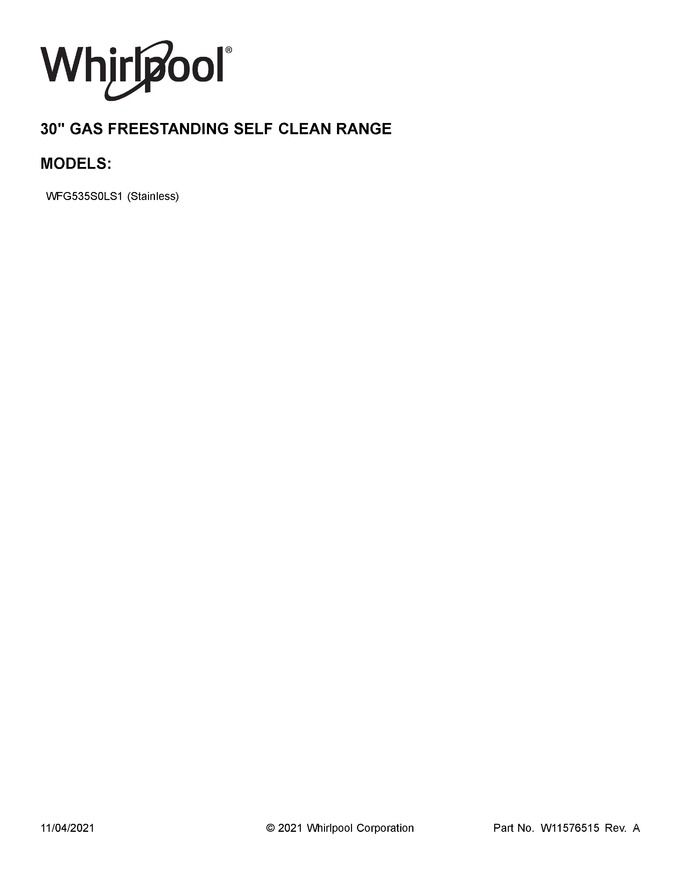 Diagram for WFG535S0LS1