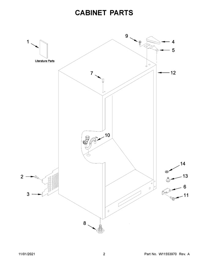 Diagram for WZF57R16FW07