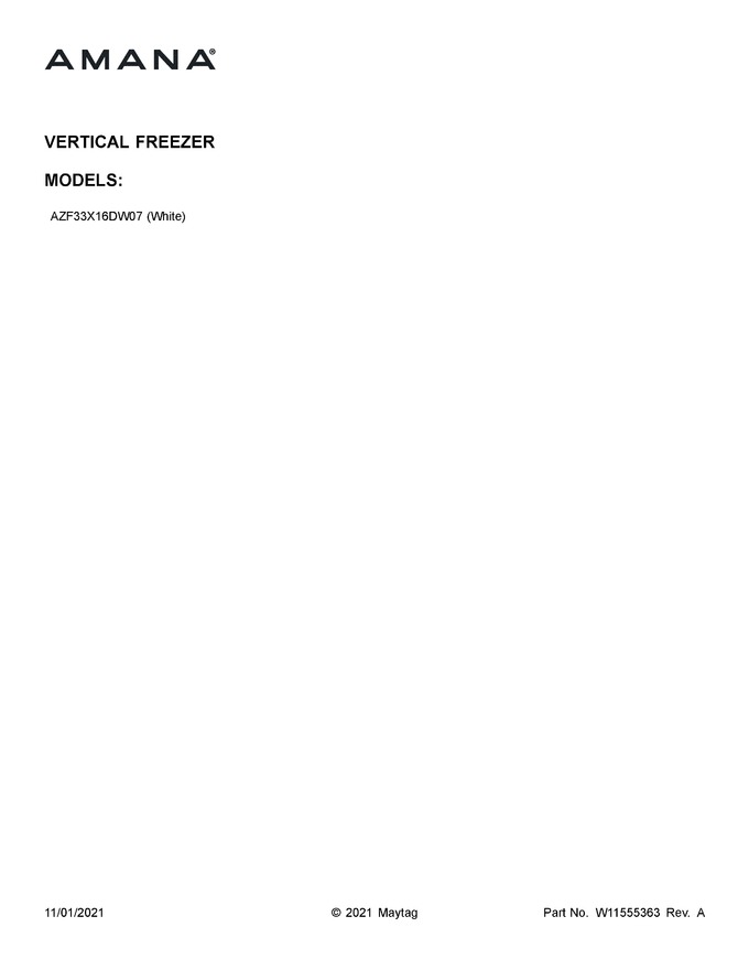 Diagram for AZF33X16DW07