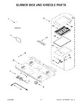 Diagram for 02 - Burner Box And Griddle Parts