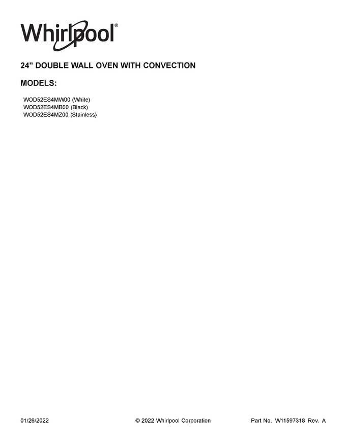 Diagram for WOD52ES4MZ00