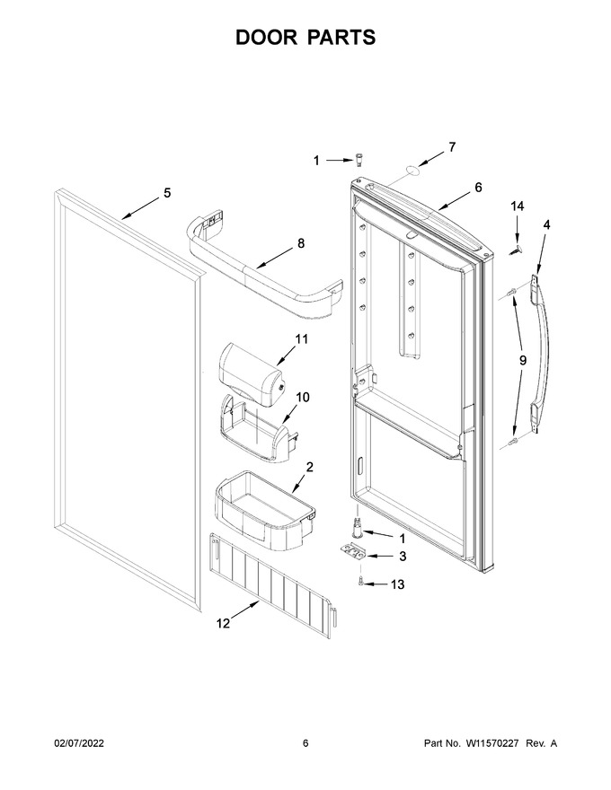 Diagram for WRR56X18FW05