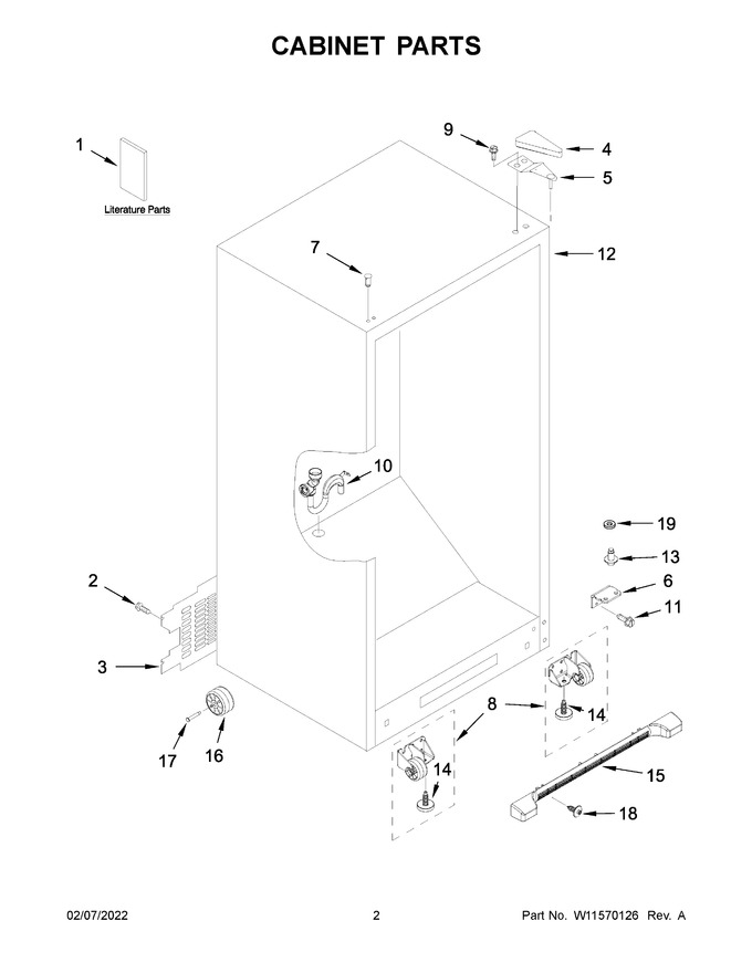 Diagram for WZF34X18DW06