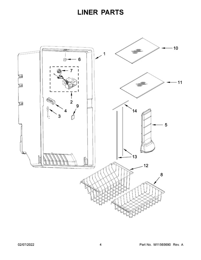 Diagram for WSZ57L18DM06