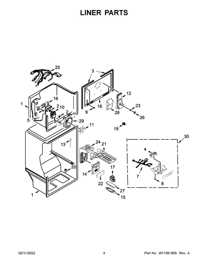 Diagram for WRT311FZDT02