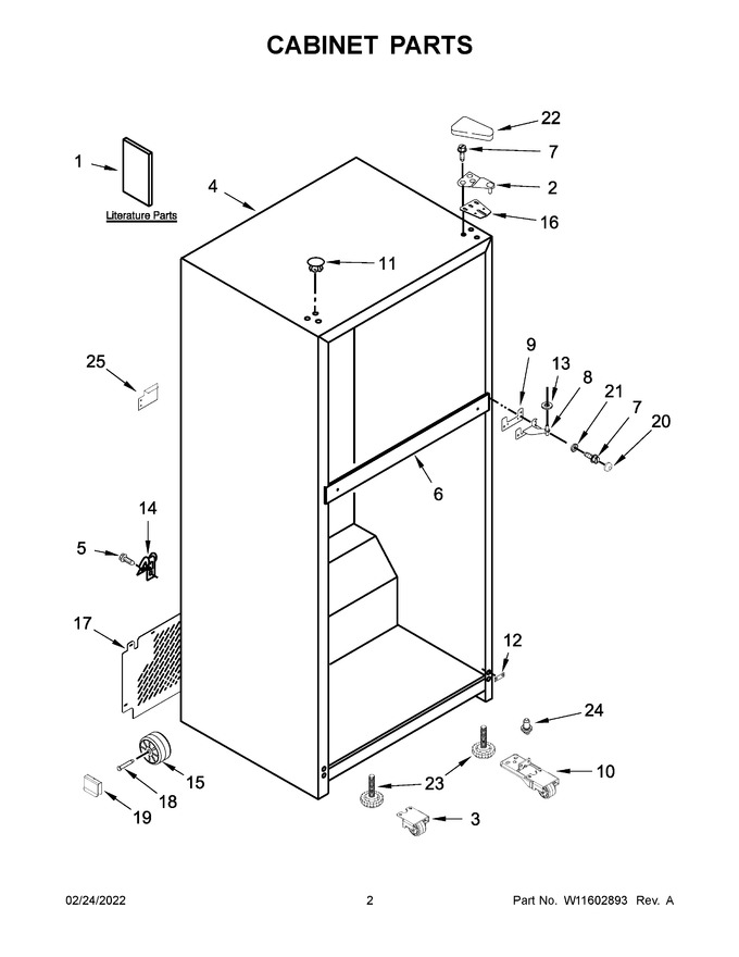 Diagram for WRT108FFDW01
