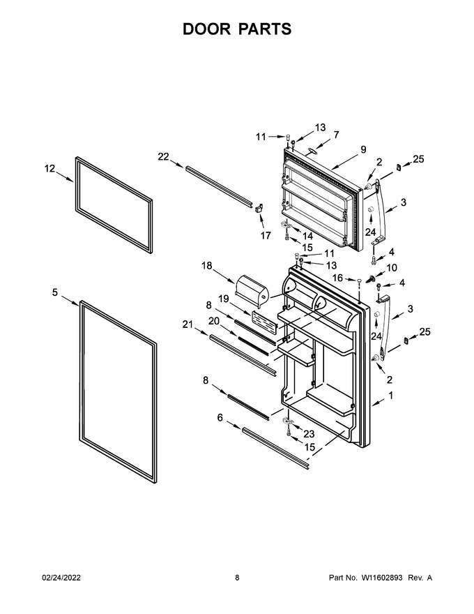 Diagram for WRT108FFDW01