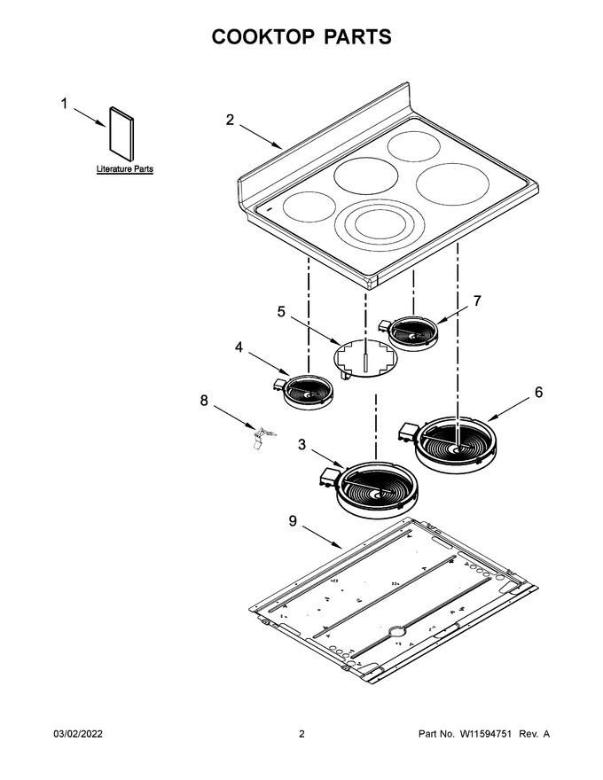 Diagram for KFED500EWH05