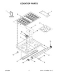 Diagram for 02 - Cooktop Parts