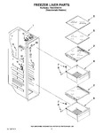 Diagram for 04 - Freezer Liner Parts