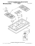 Diagram for 01 - Cooktop, Burner And Grate Parts