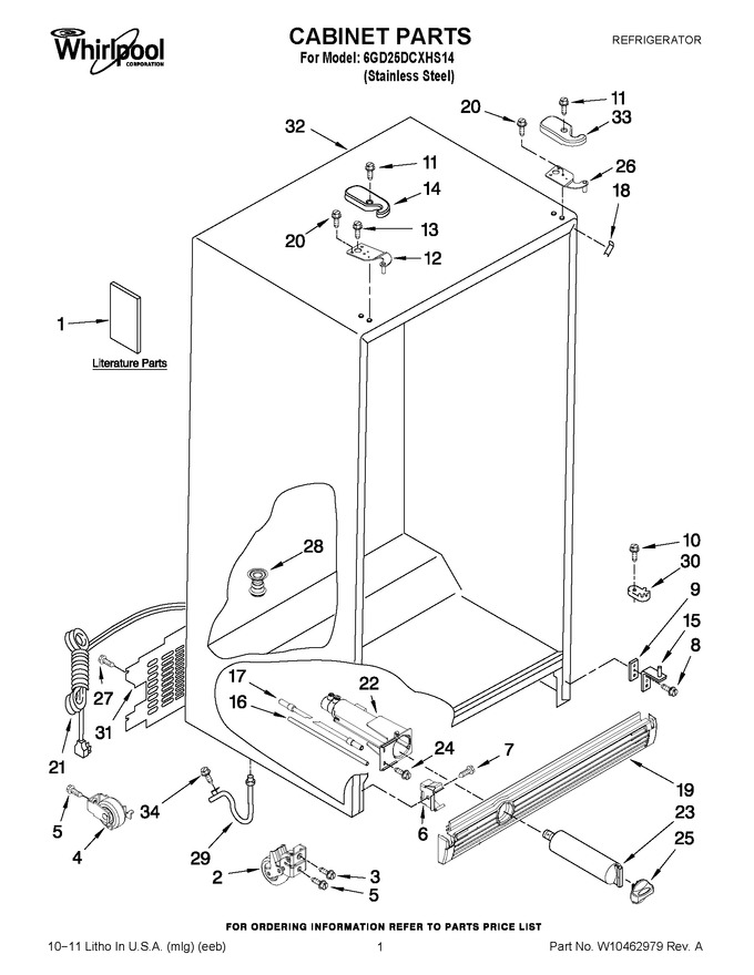 Diagram for 6GD25DCXHS14