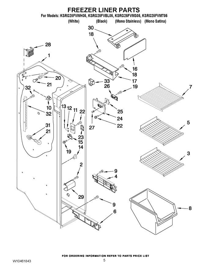 Diagram for KSRG25FVMT05
