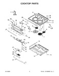 Diagram for 02 - Cooktop Parts