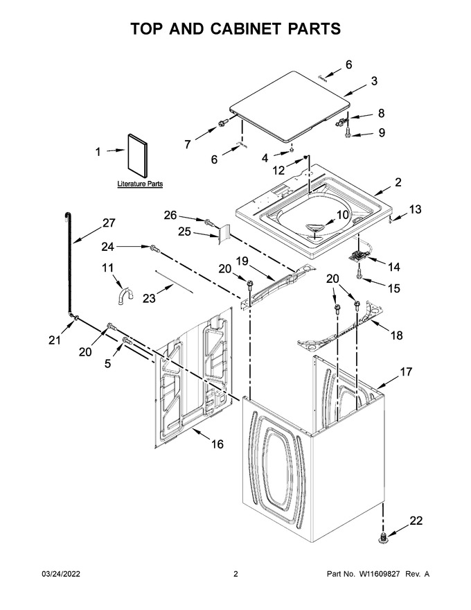 Diagram for WTW4950HW3