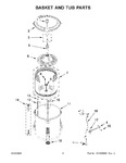 Diagram for 04 - Basket And Tub Parts