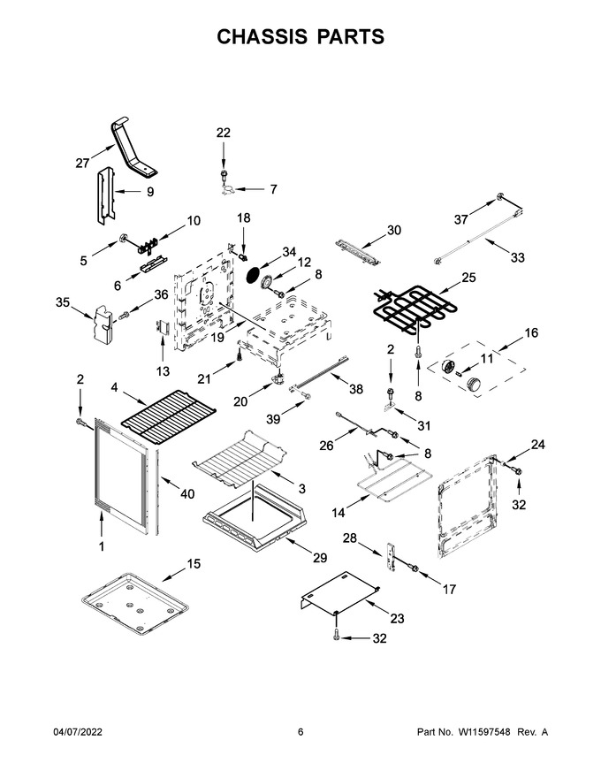 Diagram for YMER8800FW6