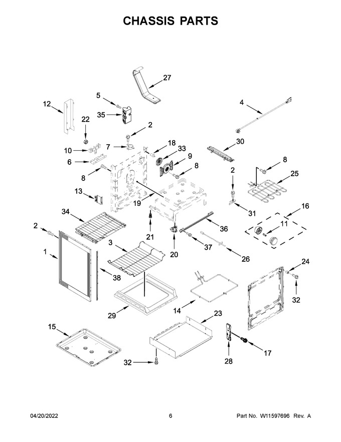 Diagram for YKFEG500EWH7