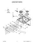 Diagram for 02 - Cooktop Parts