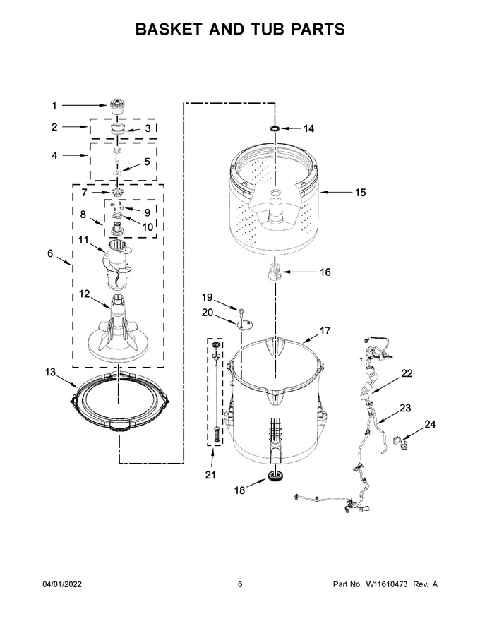 Diagram for 2DWTW4845EW2