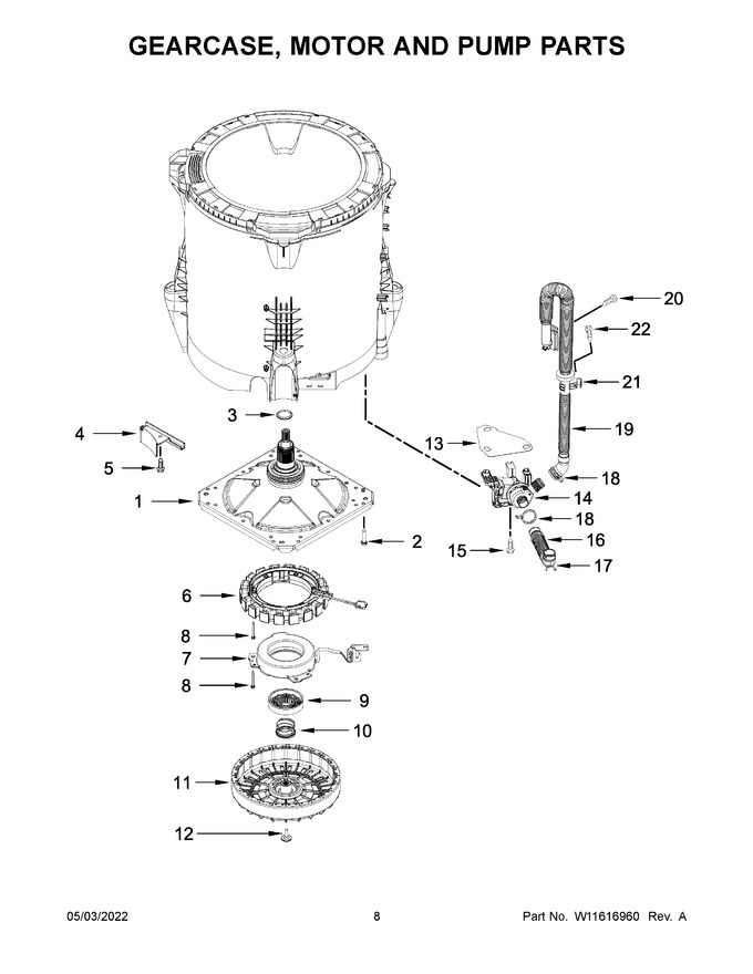 Diagram for WTW8127LC1