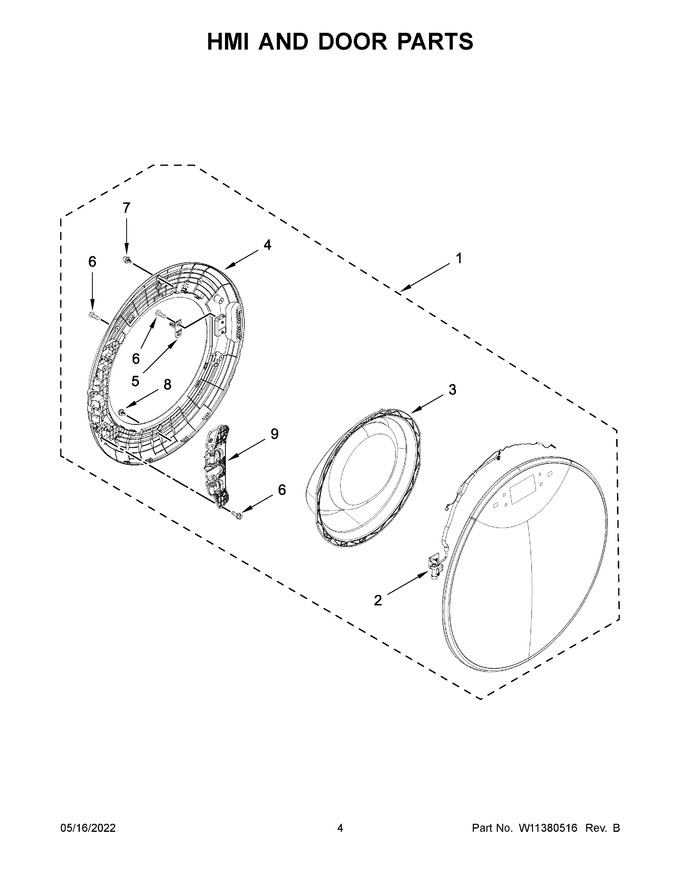 Diagram for WFW9620HW1