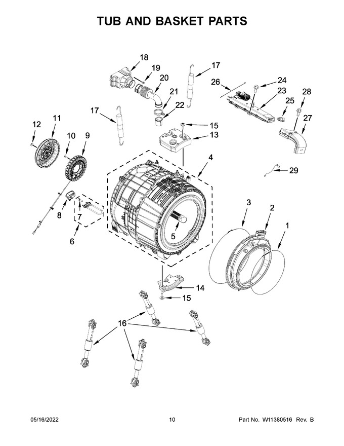 Diagram for WFW9620HC1