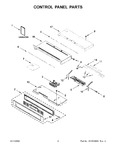Diagram for 02 - Control Panel Parts
