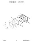 Diagram for 04 - Upper Oven Door Parts