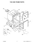 Diagram for 04 - Tub And Frame Parts