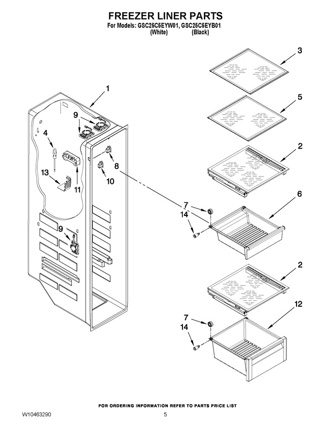 Diagram for GSC25C5EYW01