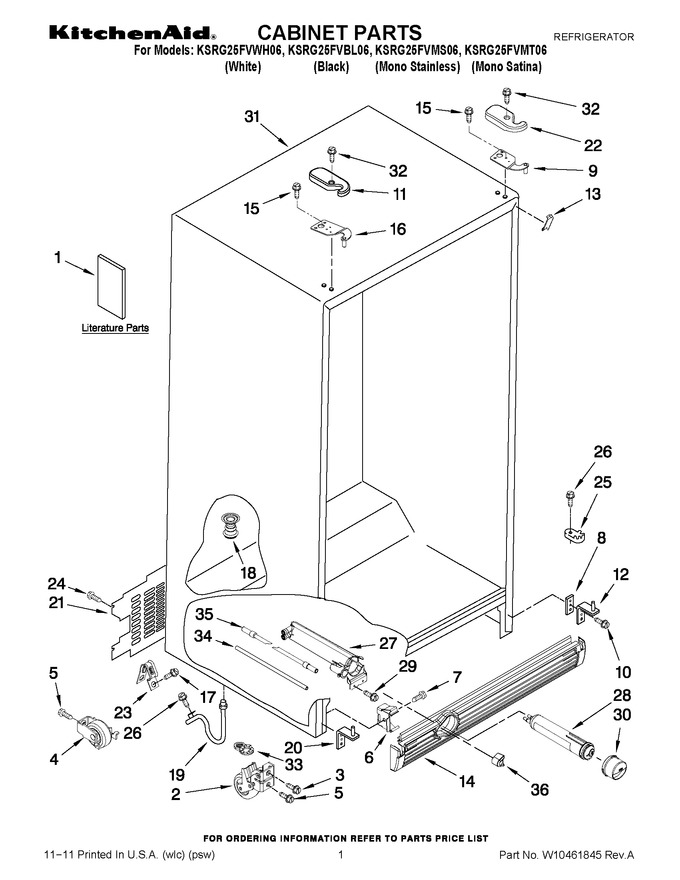 Diagram for KSRG25FVMS06