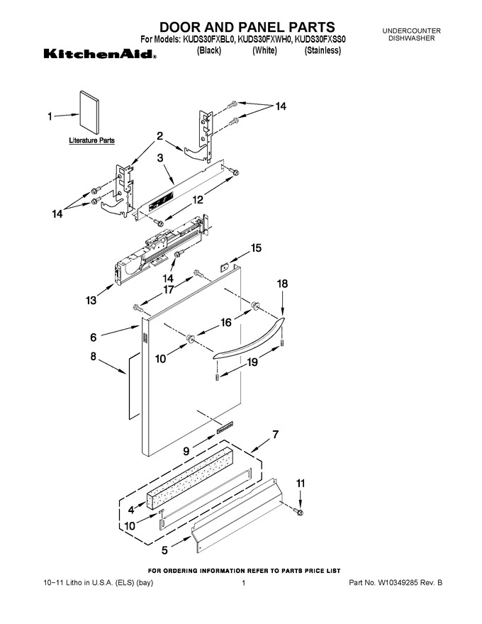 Diagram for KUDS30FXBL0