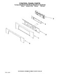 Diagram for 02 - Control Panel Parts