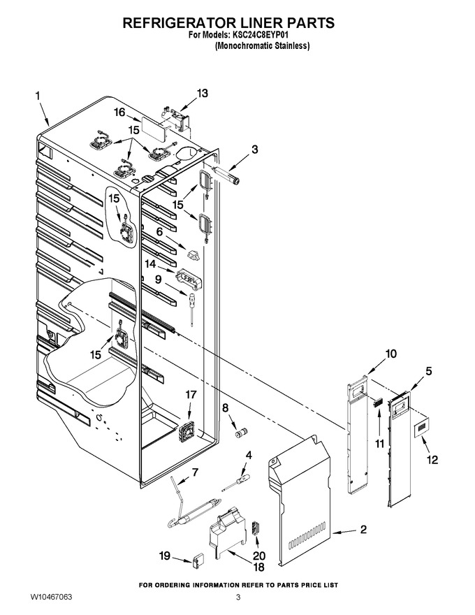 Diagram for KSC24C8EYP01