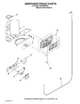 Diagram for 08 - Dispenser Front Parts