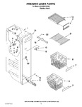 Diagram for 04 - Freezer Liner Parts