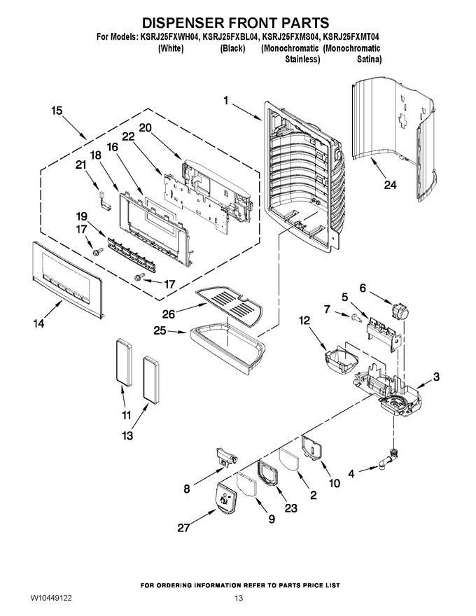 Diagram for KSRJ25FXBL04