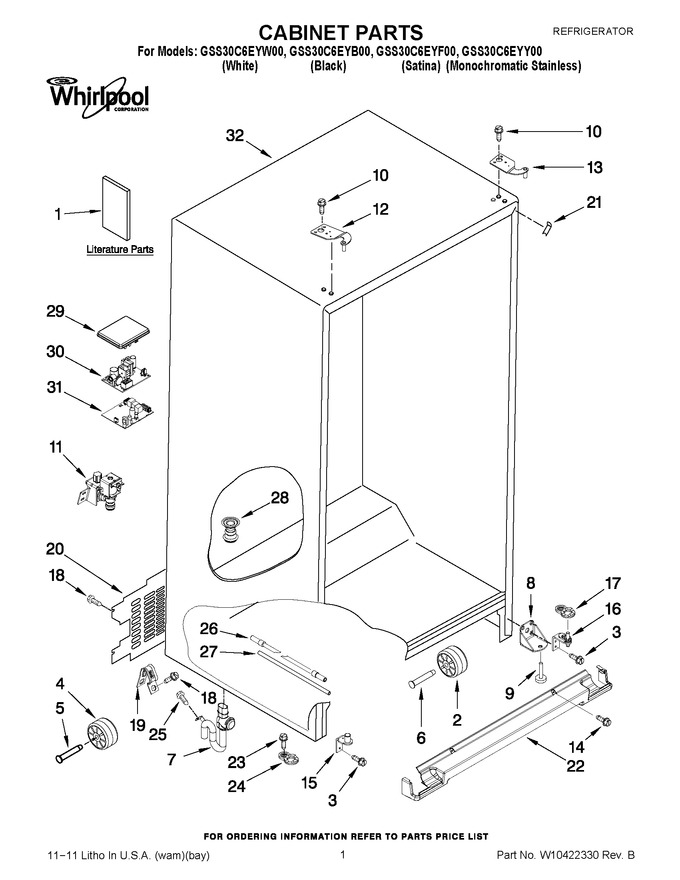 Diagram for GSS30C6EYY00