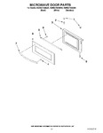 Diagram for 08 - Microwave Door Parts