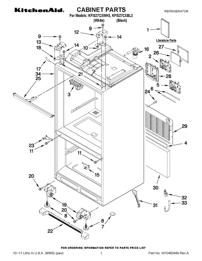 Diagram for KFIS27CXBL3