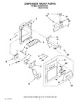 Diagram for 08 - Dispenser Front Parts