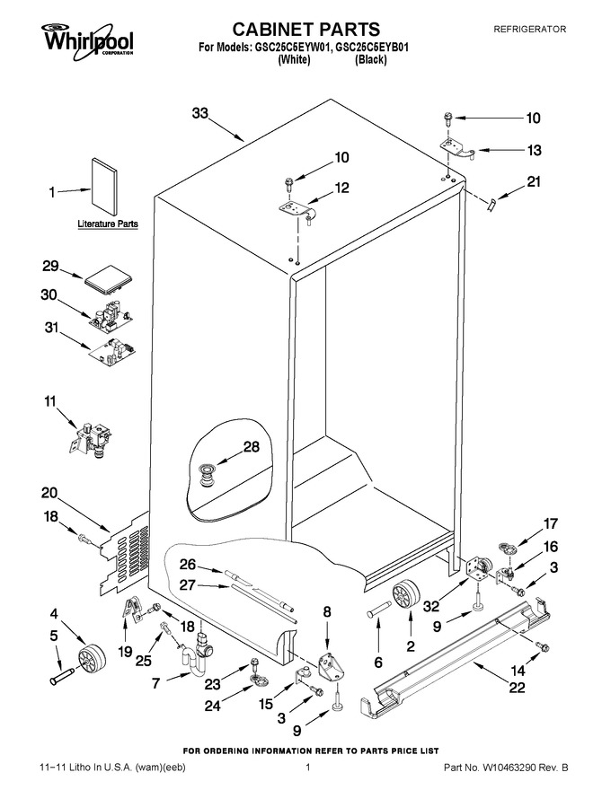 Diagram for GSC25C5EYW01