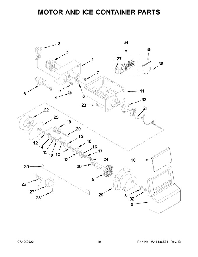 Diagram for WRS335SDHW02
