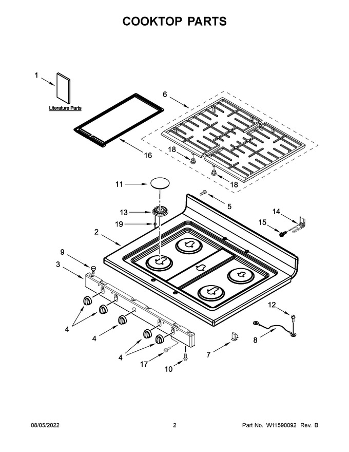 Diagram for WFG505M0BW3