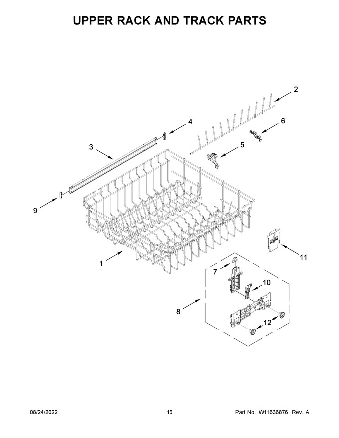 Diagram for WDP730HAMZ0