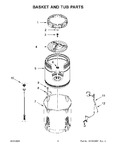 Diagram for 04 - Basket And Tub Parts