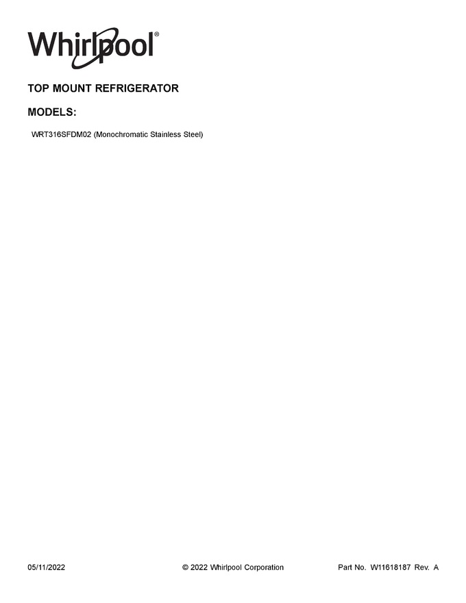 Diagram for WRT316SFDM02