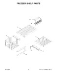 Diagram for 08 - Freezer Shelf Parts